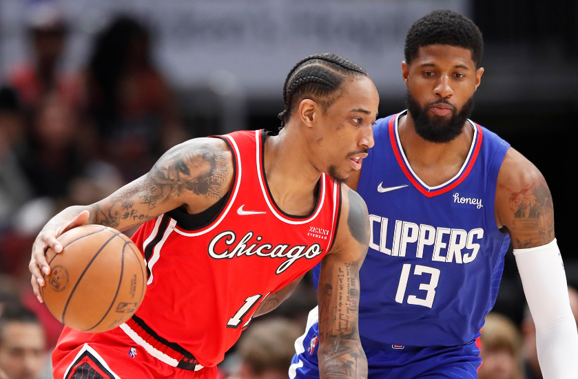 爵士鏖战快船,德罗赞状态火热 爵士鏖战快船,德罗赞状态火热